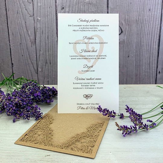 Svadobné menu - M2112