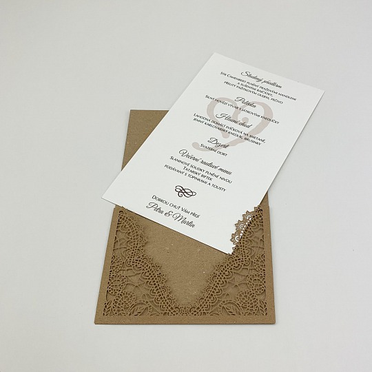 Svadobné menu - M2112