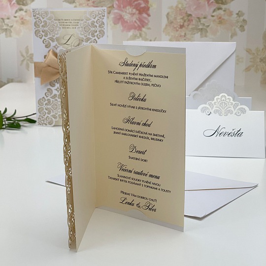 Svadobné menu - M2117B