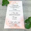 Svadobné menu akvarel
