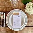 Svadobné menu s menovkou - M2187