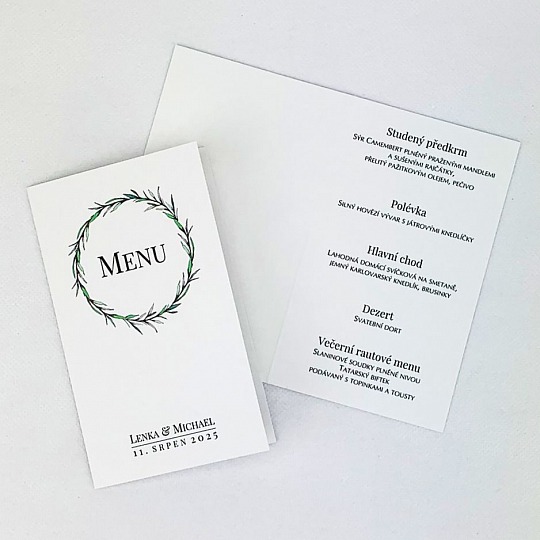 Svadobné menu s rozmarínom