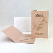 Svadobné menu s motýlikmi