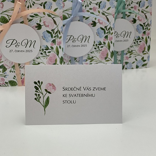 Svadobná pozvánka - P2119C