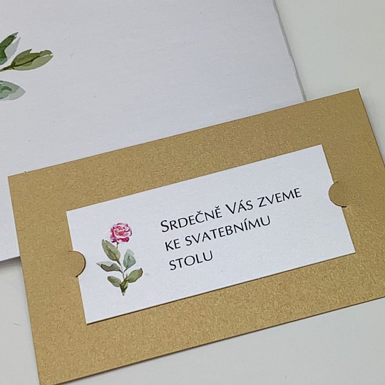 Svadobná pozvánka - P2128