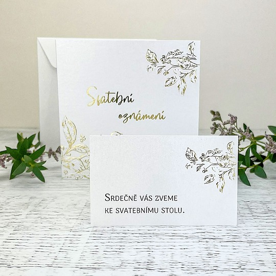 Svadobná pozvánka - P2186A