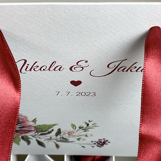 Darčeková svadobná taška na víno - PT03-2141-NM-39