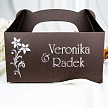 Svadobná krabička na výslužku s menami - K63-910A-NM-17