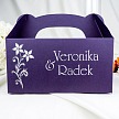 Svadobná krabička na výslužku s menami - K63-910B-NM-12