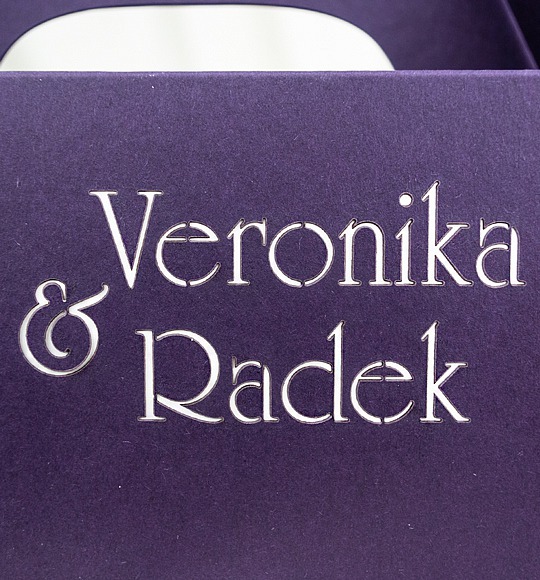 Svadobná krabička na výslužku s menami - K63-910B-NM-12
