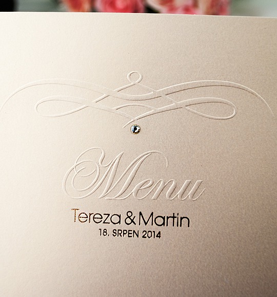 Svadobné menu - M2003