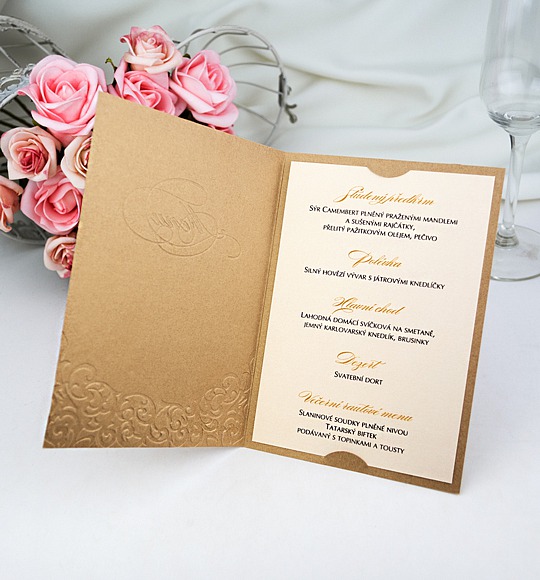 Svadobné menu - M2008A