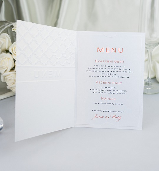 Svadobné menu - M2054B