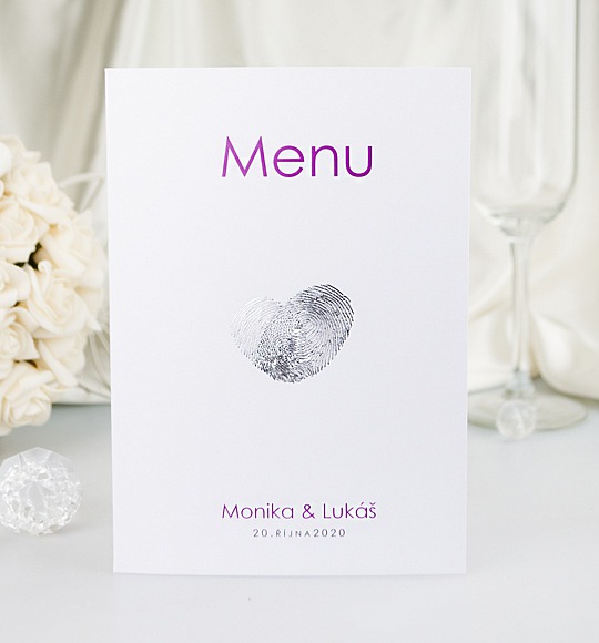 Svadobné menu - M2060B