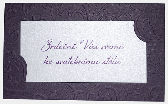 Svadobná pozvánka - P910B