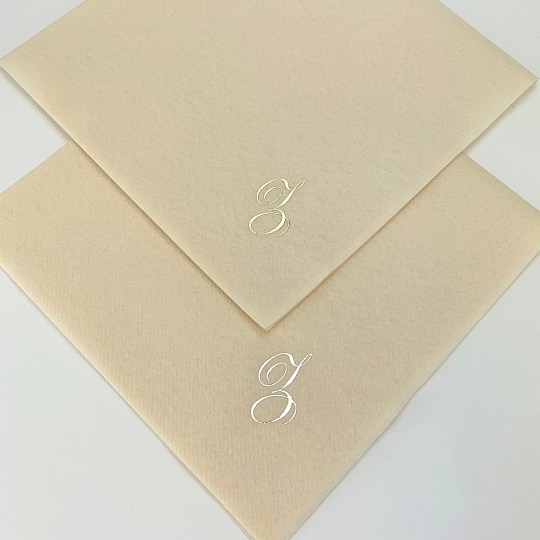 Svadobný obrúsok s monogramom - UB24